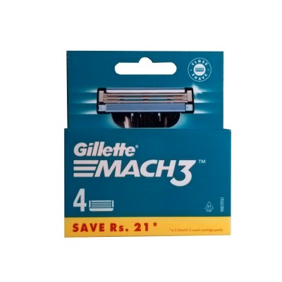 Gillette Mach 3 náhradní břity 4 ks