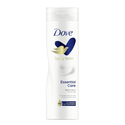 Dove Body Love Essential Care hydratační mléko pro suchou pokožku 400 ml