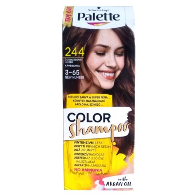 Palette Color Shampoo čokoládově hnědý 244 (3-65)