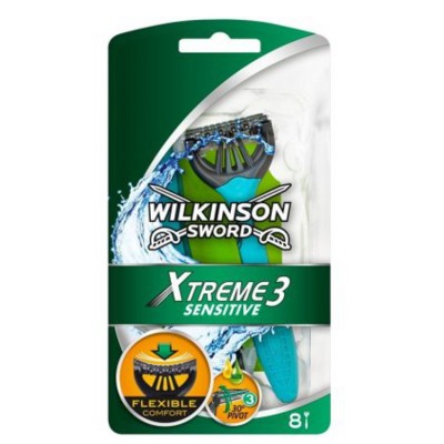 Wilkinson Sword Xtreme 3 Sensitive pánské jednorázové holítka 8 ks 