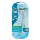 Gillette Venus Smooth Sensitive Strojek na holení + 2 náhradní hlavice 