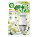 Air Wick Essential Oils White Flowers elektrický osvěžovač vzduchu komplet 19 ml 