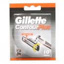 Gillette Contour Plus 10 ks náhradní břity
